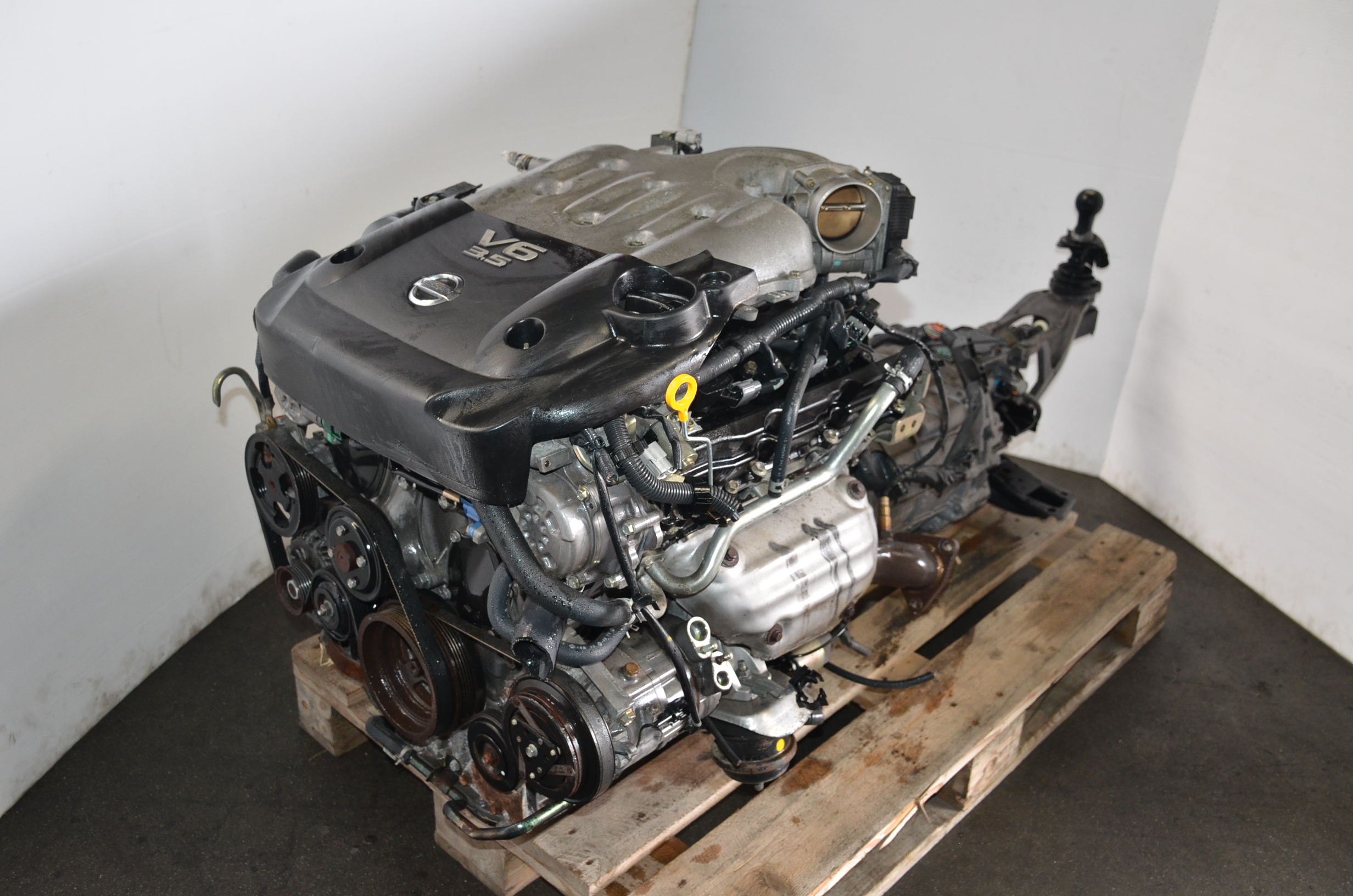 2005-2007 NISSAN 350Z INFINITI G35 3.5L VQ35DE REV UP MANUAL ENGINE 6 SPEED TRANSMISSION CD09