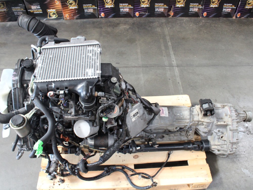 JDM Toyota 1KZ-TE Engine 3.0L Turbo Diesel Motor 4x4 Automatic Trans Hilux Surf