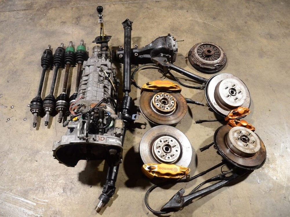 JDM Subaru Forester STI TY856WL4CC 6 Speed Full Drivetrain Package 2003-2008