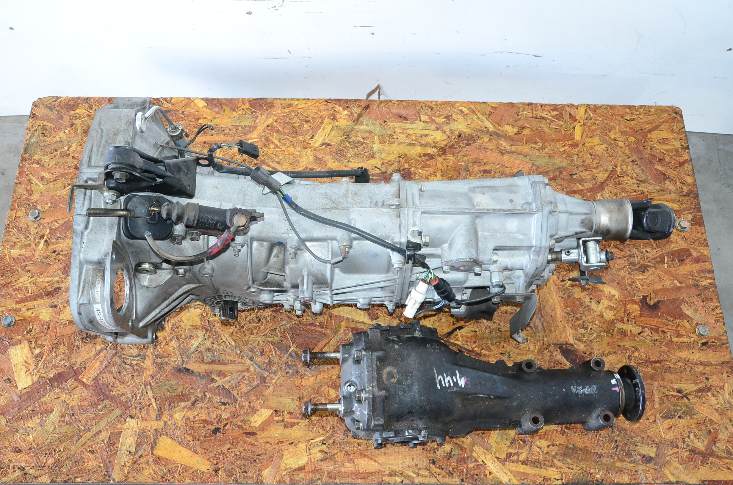 JDM Subaru Impreza WRX EJ205 Manual AWD Transmission 4.111 Rear Diff TY754VBBBA